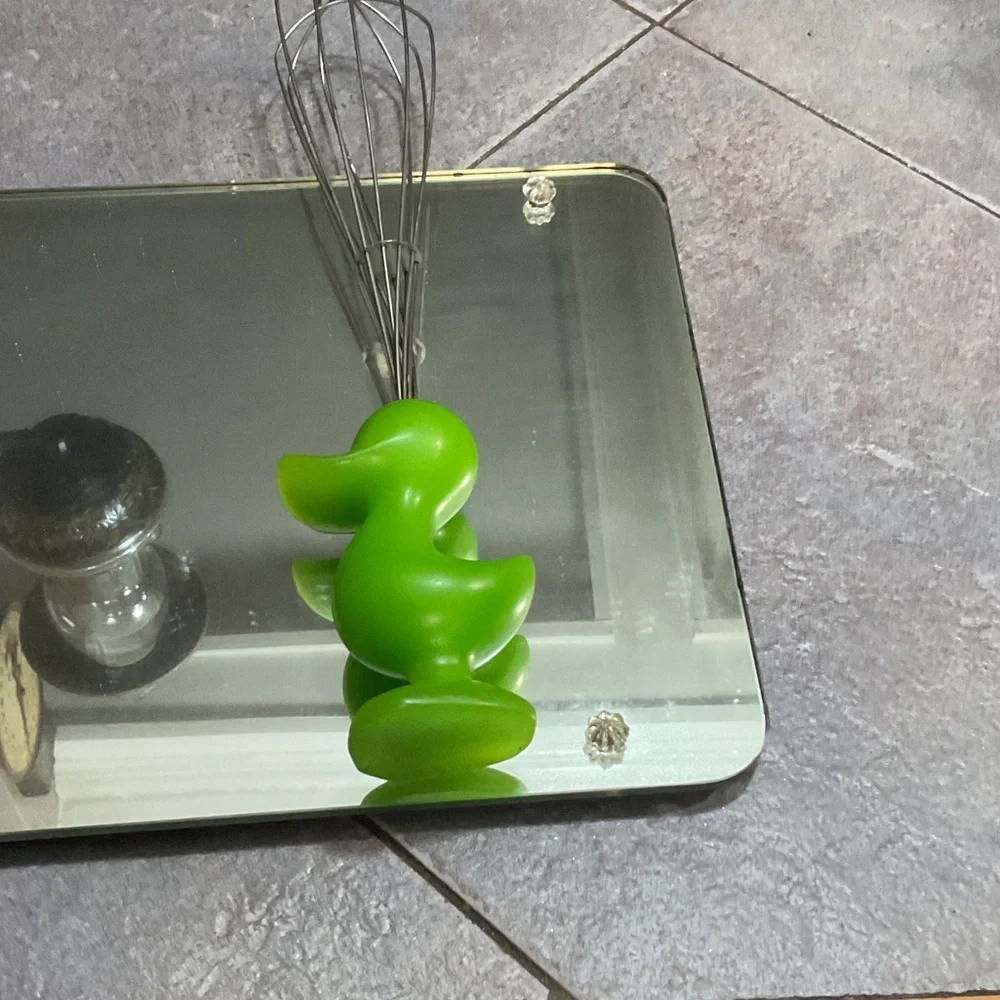 Stainless Steel Whisk with Green Handle